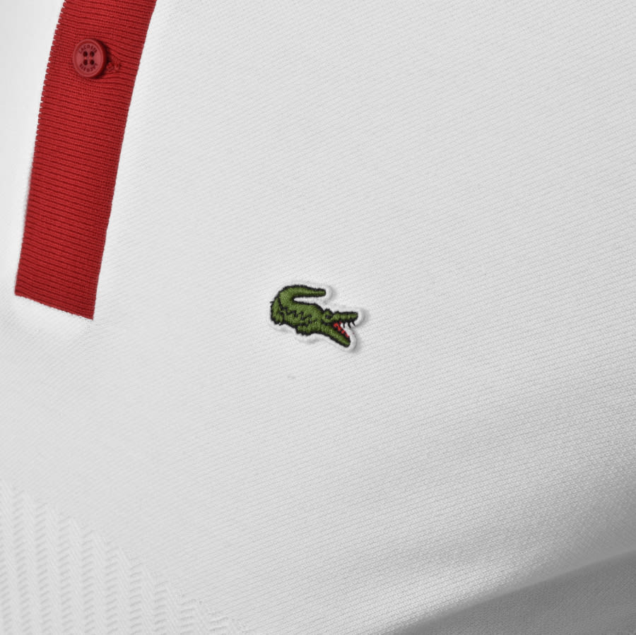 Alternative Image for ProductLacoste Short Sleeved Polo T Shirt White3